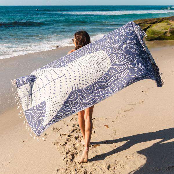 Whale Shark Towel by Sand Cloud